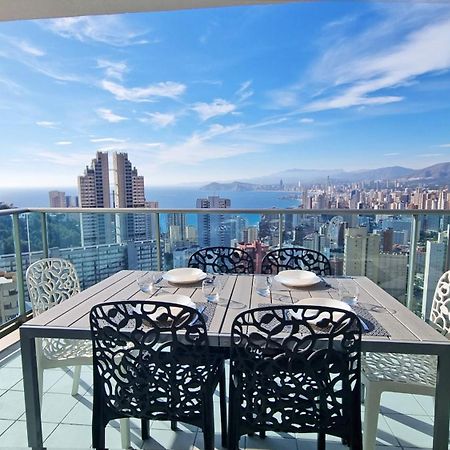 Skyline 18 Terraza Privada Con Impresionantes Vistas Al Mar Διαμέρισμα Μπένιντορμ Εξωτερικό φωτογραφία